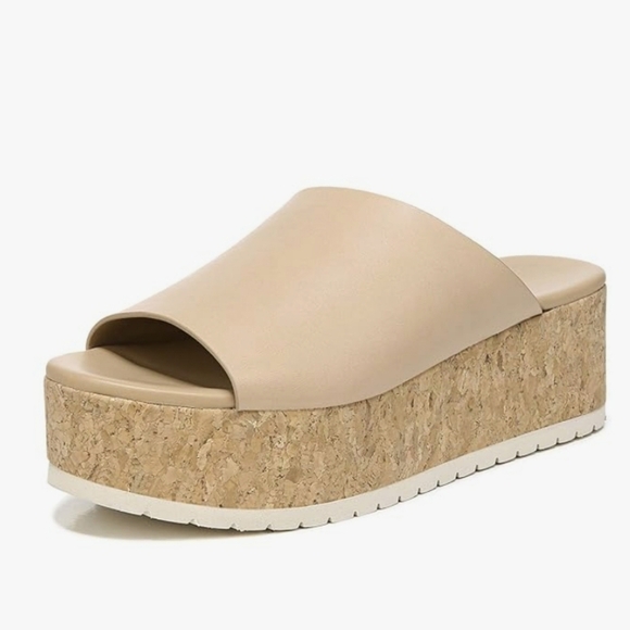 ❤️NEW Vince "James B" Slip On Wedge Sandals - Picture 2 of 6